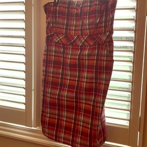 Strapless with pockets dress